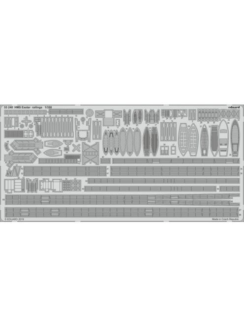 Eduard - HMS Exeter railings for Trumpeter 