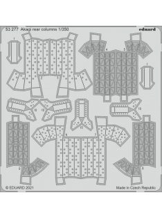 Eduard - Akagi Rear Columns, For Hasegawa