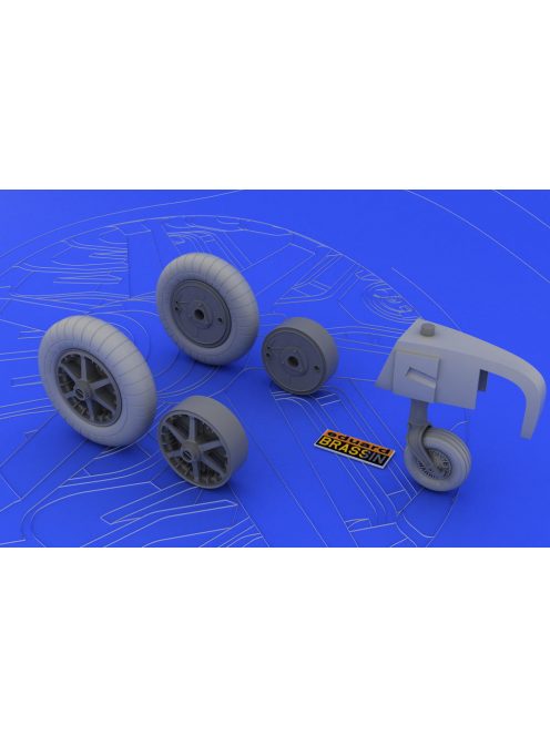 Eduard - Bf 109E wheels for Eduard 