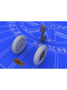 Eduard - Bf 109E wheels for Eduard 