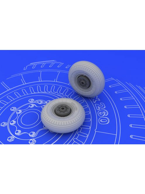 Eduard - II-2 Shturmovik wheels for Tamiya 