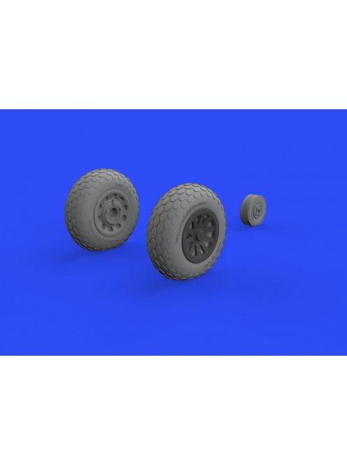 Eduard - P-51D wheels oval tread for Eduard 