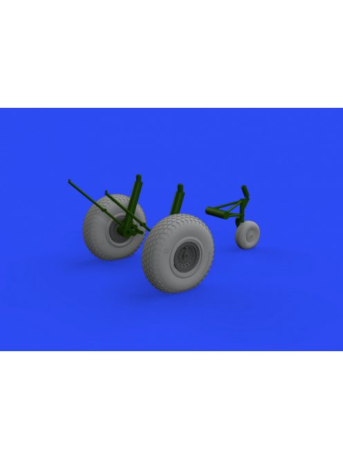 Eduard - B-17 wheels cross tread for HKM