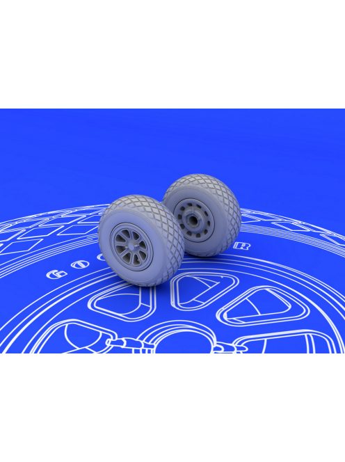 Eduard - P-51 wheels for Tamiya 