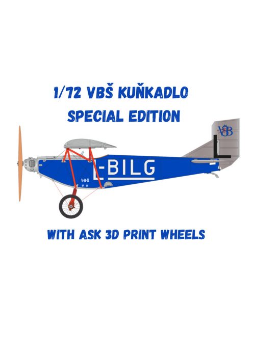 Eduard - 1/72 VBŠ KUŇKADLO special edition with ASK 3D print wheels