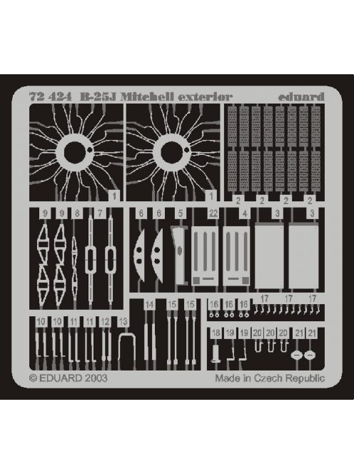 Eduard - B-25J Mitchell Exterior Revell und Hasegawa