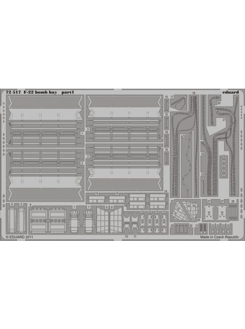 Eduard - F-22 bomb bay for Fujimi 