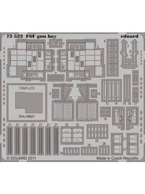 Eduard - F6F gun bay for Eduard 