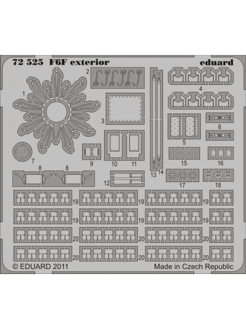 Eduard - F6F exterior for Cyber Hobby 