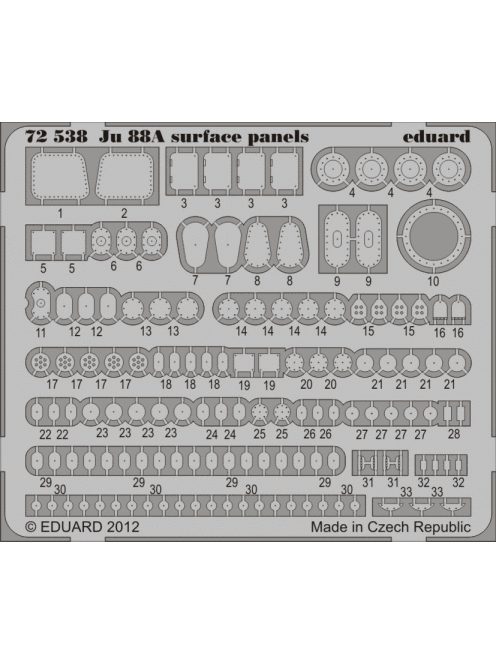 Eduard - Ju 88A surface panels S.A. for Revell 