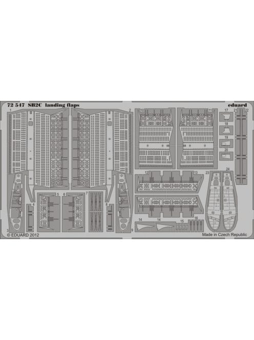 Eduard - SB2C landing flaps for Cyber Hobby 