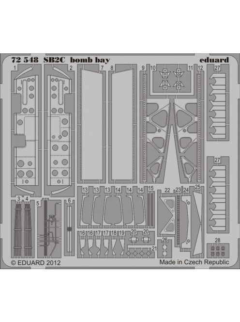 Eduard - SB2C bomb bay for Cyber Hobby 