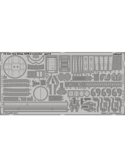 Eduard - Sea King AEW.2 exterior for Cyber Hobby 