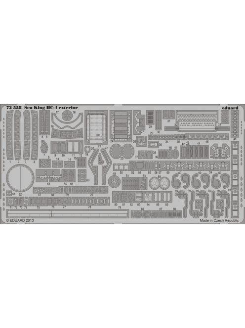 Eduard - Sea King HC-4 exterior for Cyber Hobby 