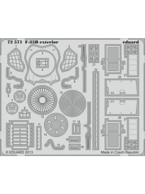 Eduard - F-35B exterior for Fujimi 