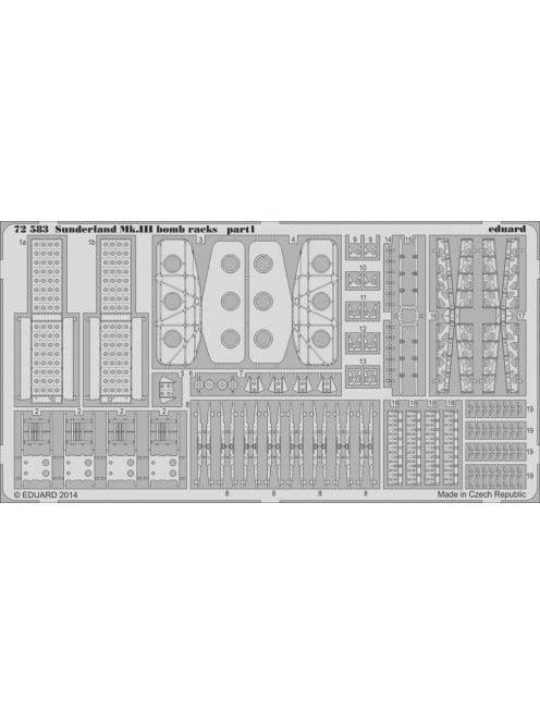 Eduard - Sunderland Mk.III bomb racks for Italeri 