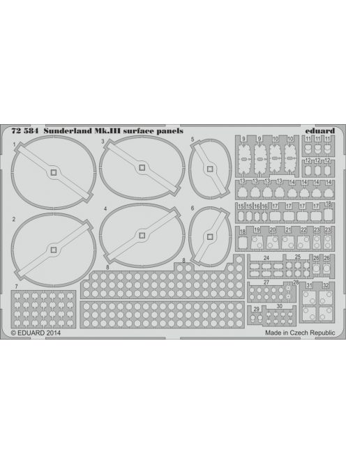 Eduard - Sundeland Mk.III surface panels f.Italer 