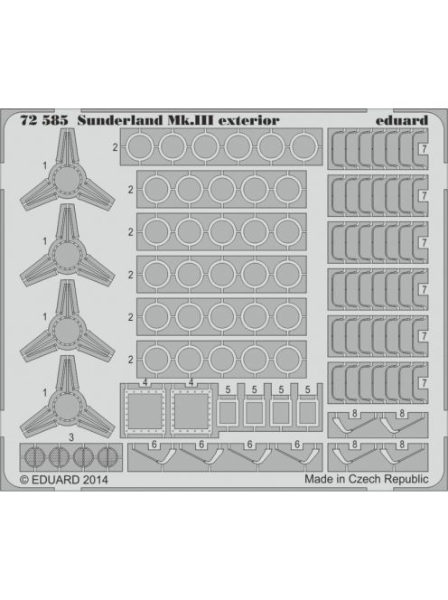 Eduard - Sundeland Mk.III exterior for Italeri 