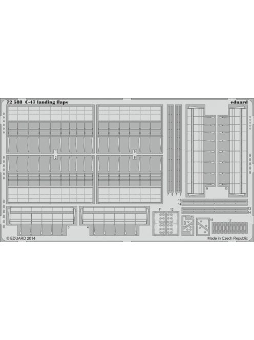 Eduard - C-47 landing flaps for Airfix 