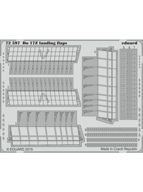 Eduard - Do 17Z landing flaps for Airfix 