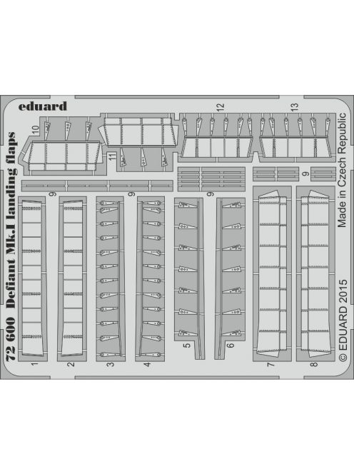 Eduard - Defiant Mk.I landing flaps for Airfix 