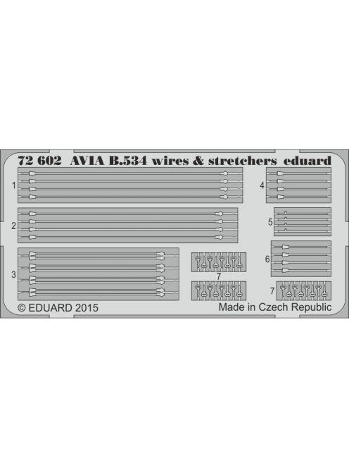 Eduard - Avia B.534 wires & stretchers f. Eduard 