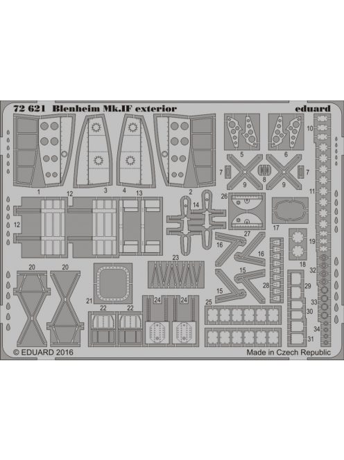 Eduard - Blenheim Mk.IF exterior for Airfix 