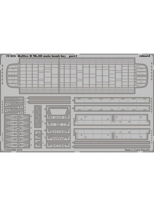 Eduard - Halifax B Mk.III main bomb bay f.Revell 