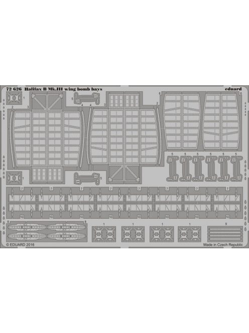 Eduard - Halifax B Mk.III wing bomb bays f.Revell 