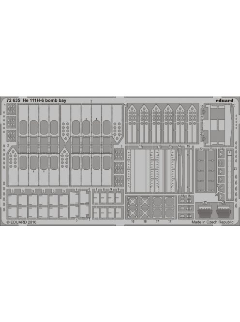 Eduard - He 111H-6 bomb bay for Airfix 