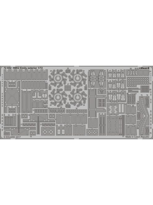 Eduard - H8K2 Emily exterior for Hasegawa 