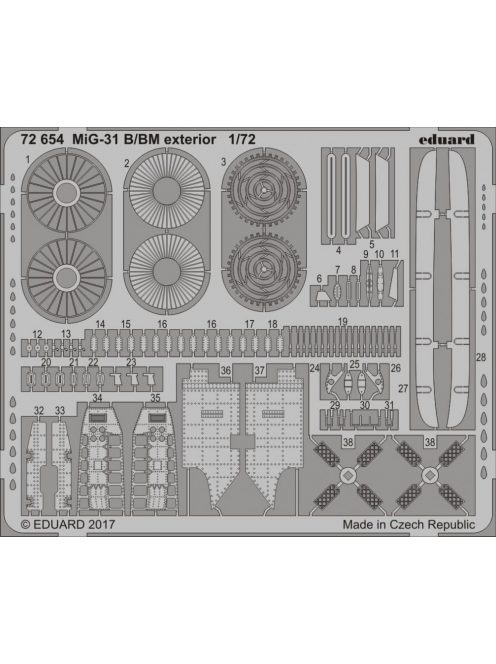 Eduard - MiG-31B/BM for Trumpeter 