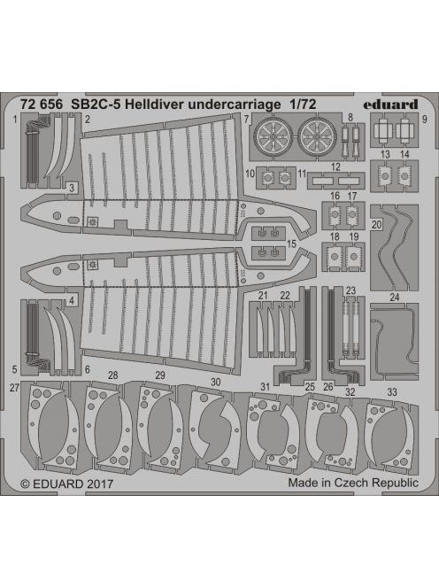 Eduard - SB2C-5 Helldiver undercarriage f.Special 