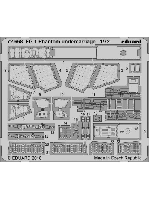 Eduard - FG.1 Phantom undercarriage for Airfix 