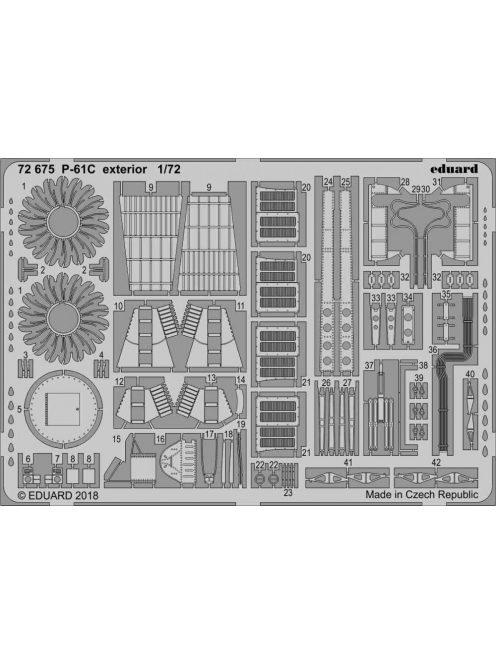 Eduard - P-61C exterior for Hobby Boss 