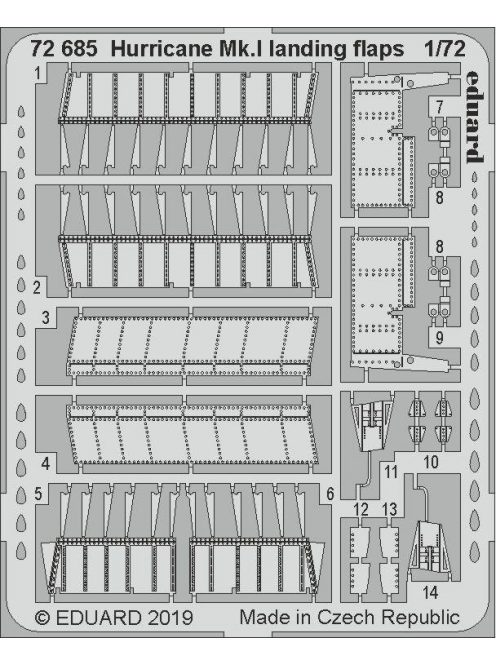 Eduard - Hurricane Mk.I landing flaps f.Arma Hobb 