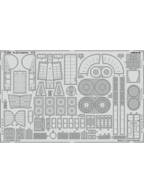 Eduard - Tu-22 exterior for Trumpeter 