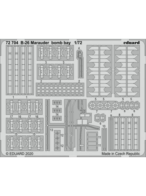 Eduard - B-26 Marauder bomb bay for Eduard/Hasegawa