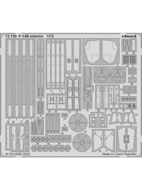 Eduard - F-14B exterior 1/72 ACADEMY