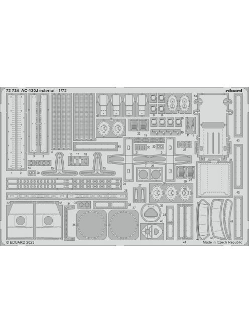 Eduard - AC-130J exterior 1/72 ZVEZDA