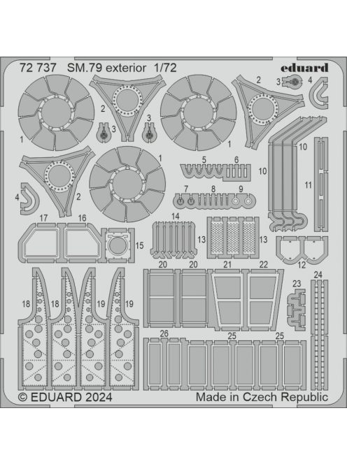 Eduard - SM.79 exterior  ITALERI