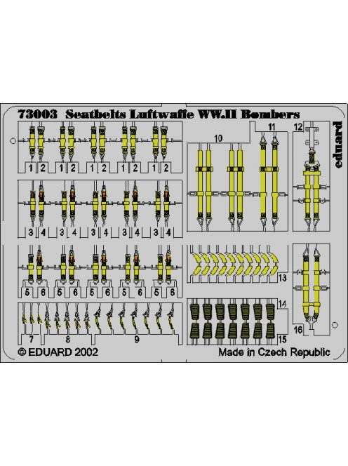 Eduard - Seatbelts Luftwaffe WW.II Bombers 