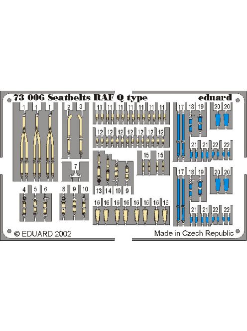 Eduard - Seatbelts RAF Q Type 