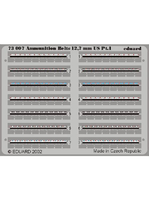 Eduard - Ammunition Belts 12,7mm US 