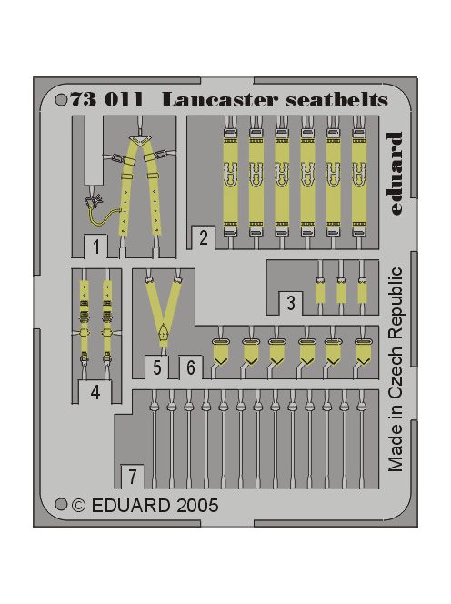 Eduard - Lancaster seatbelts 73011