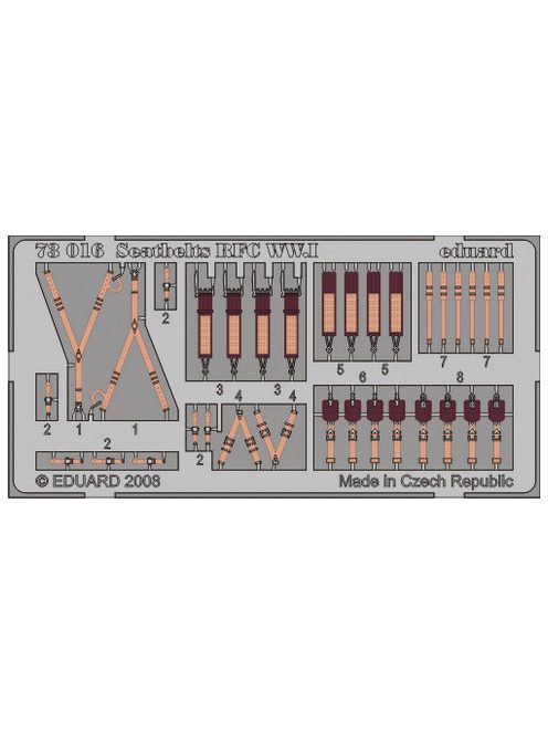 Eduard - Seatbelts RFC WWI 