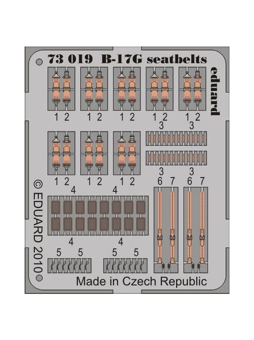 Eduard - B-17G seatbelts for Revell 