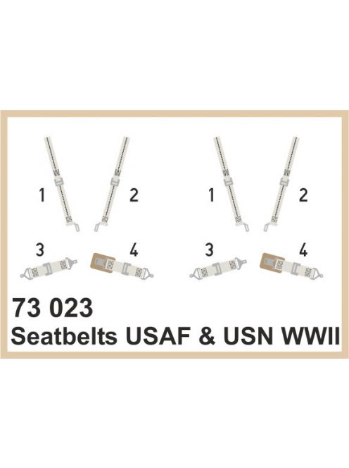 Eduard - Seatbelts USAAF & USN WWII Super Fabric 