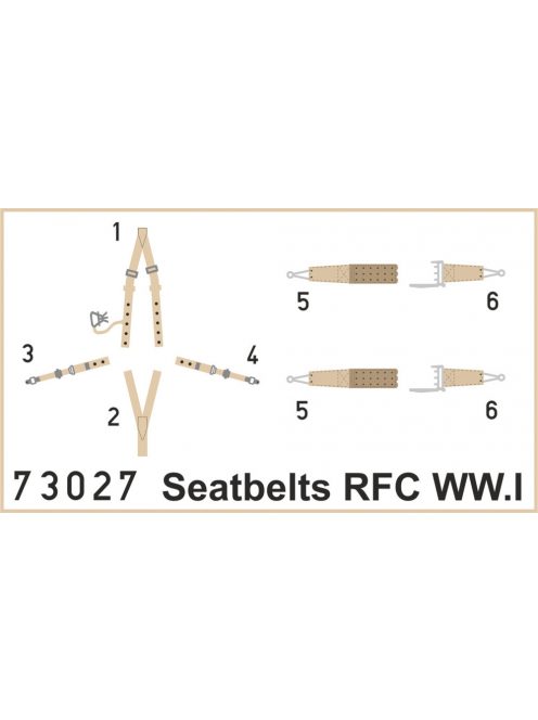 Eduard - Seatbelts RFC WWI Super Fabric 