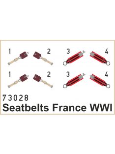 Eduard - Seatbelts France WWI Super Fabric 